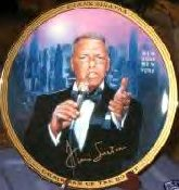 Frank Sinatra New York Singing Plate